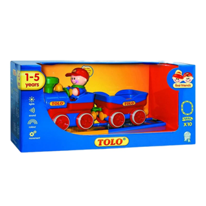 اسباب بازی قطار با ریل و آدمک تولو مدل 89905 Tolo First Friend Train_اسباب بازی